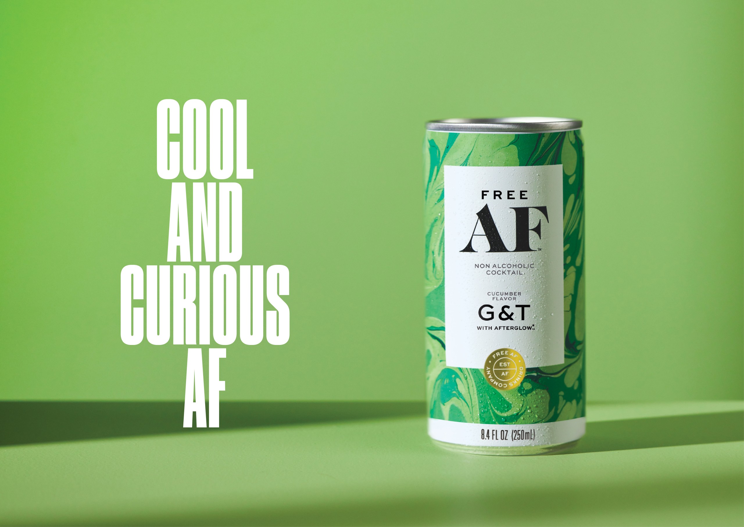Leading Non-Alcoholic Cocktail Innovator FREE AF Introduced Latest Flavor, Cucumber G&T, On International Gin & Tonic Day