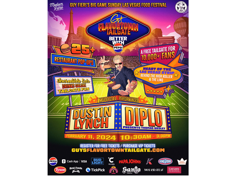 GUY FIERI IS BRINGING THE WORLD'S BEST TAILGATE BACK TO BIG GAME SUNDAY