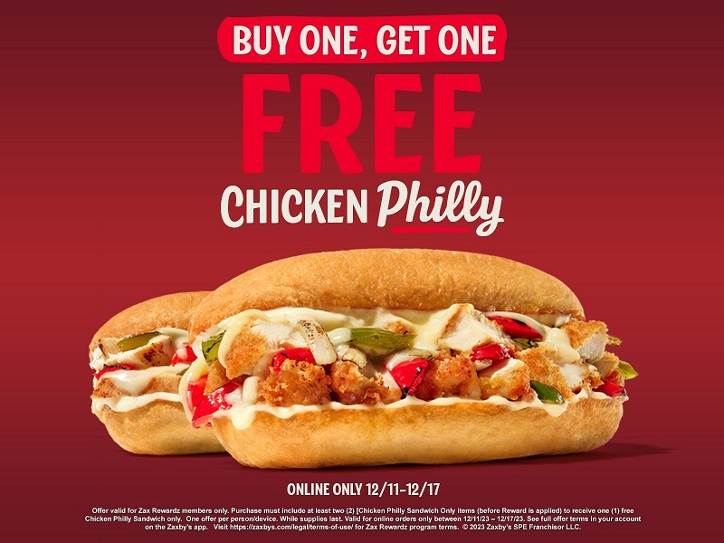 ZAXBY'S CELEBRATES THE SEASON WITH ZAX REWARDZ OFFERS THROUGH DECEMBER
