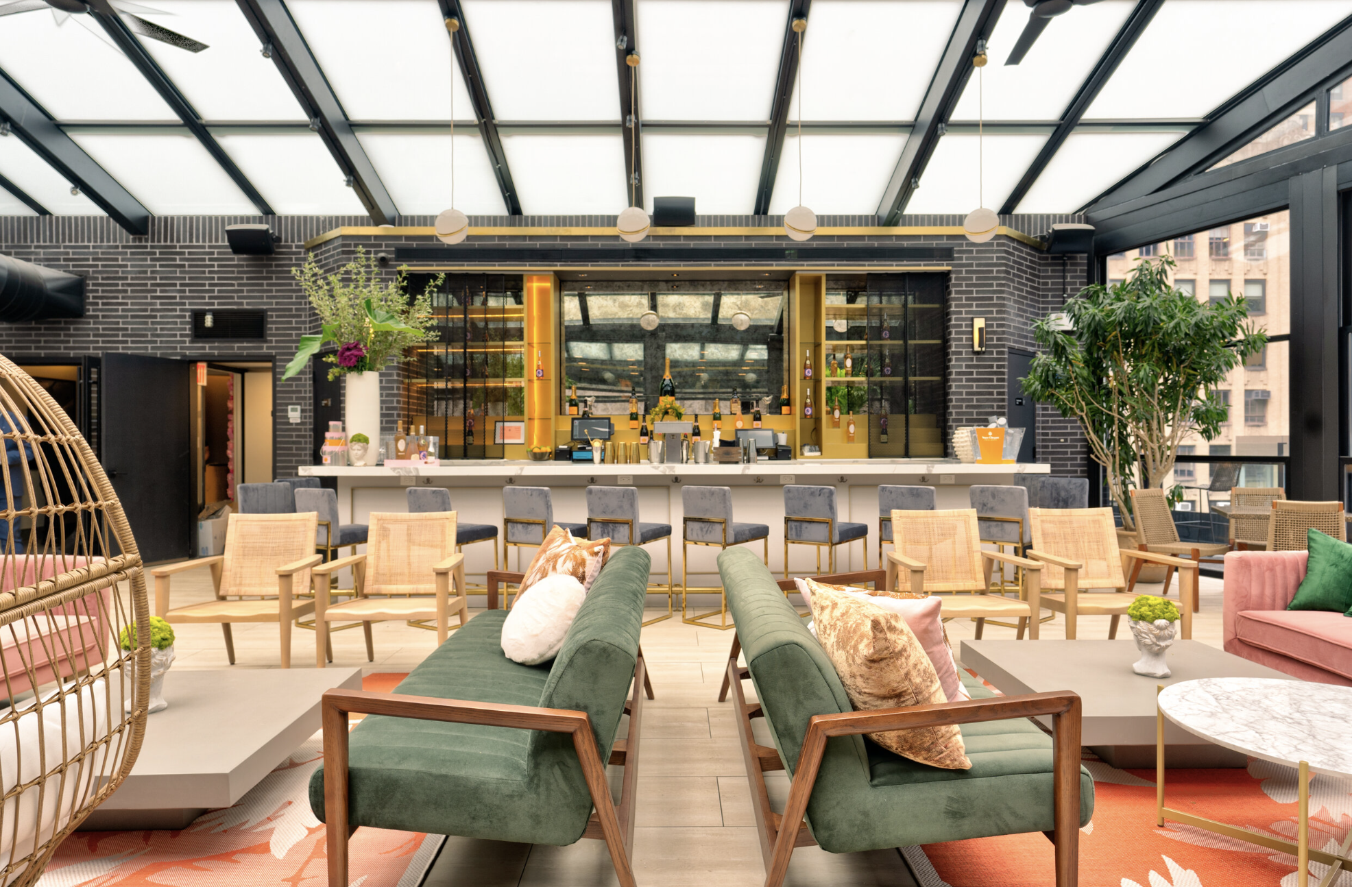 Glass Ceiling NoMad Introduces Holiday Specials and Christmas Decor Ambiance
