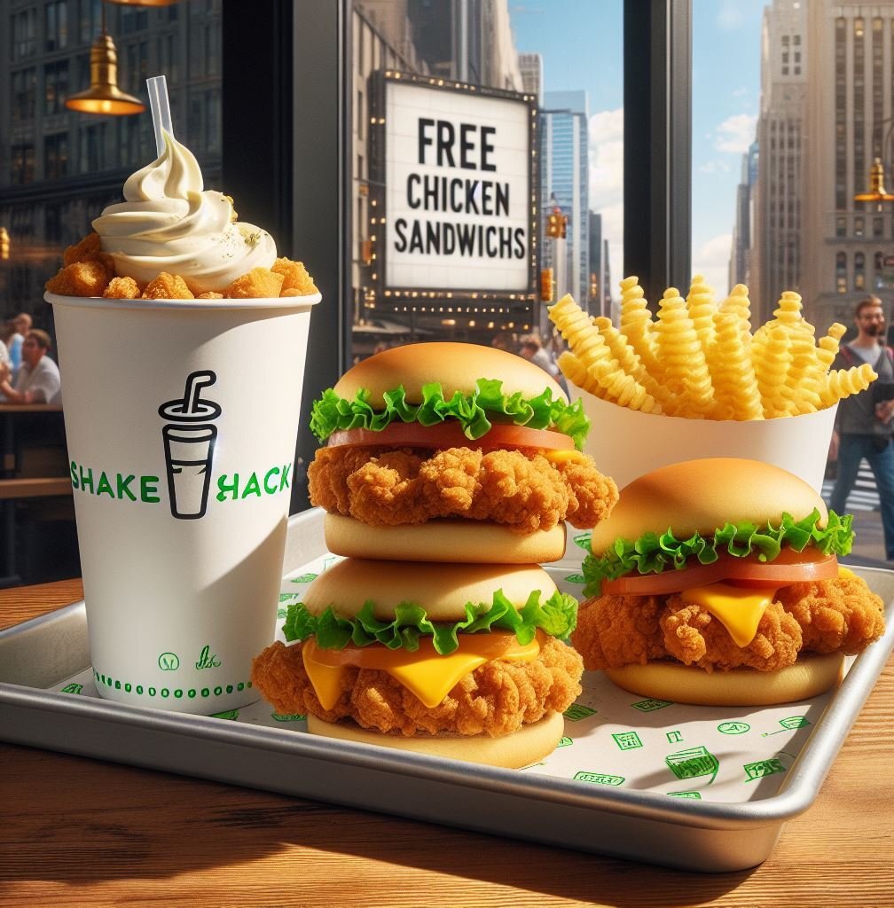 Shake Shack Offering Free Chicken Sandwiches every Sunday This April