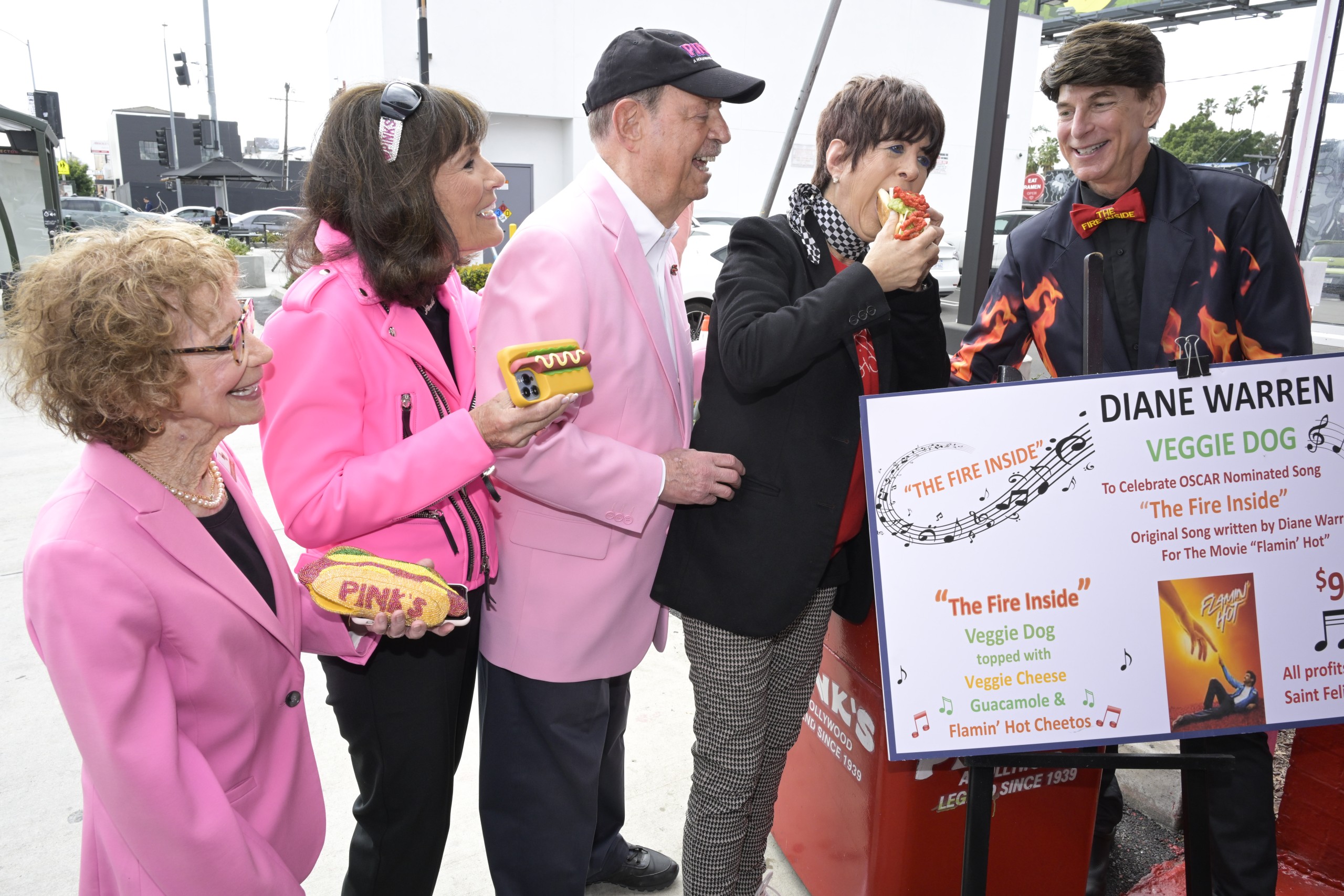 A Culinary Ode to Creativity: Diane Warren Makes Hot Dog History at Pink's