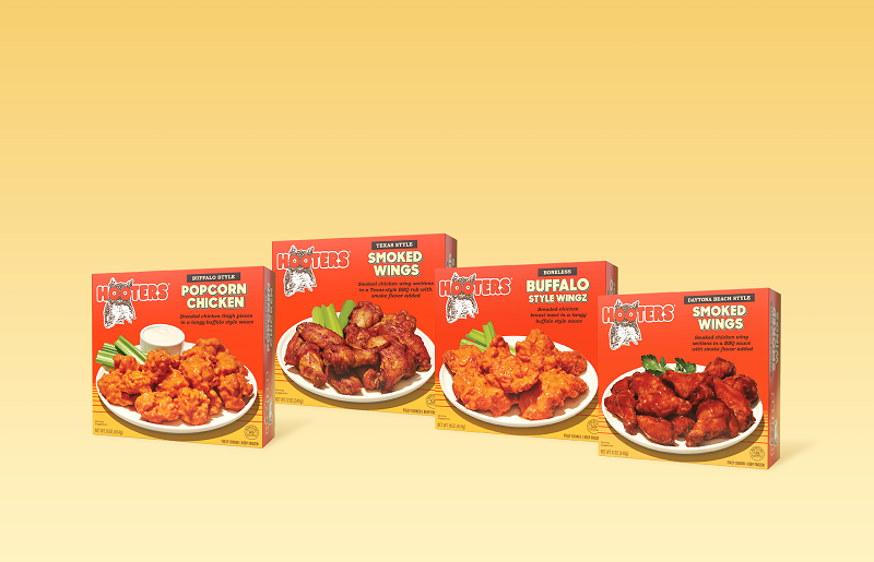 Hooters Launches Line of Frozen Appetizers and Snacks Featuring Iconic Boneless and Bone-In Chicken Favorites