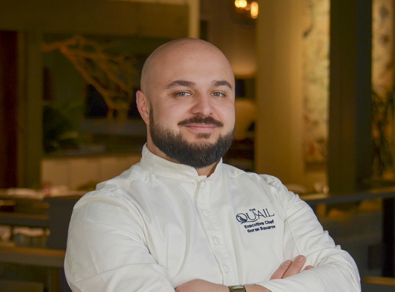 CARMEL'S THE QUAIL NAMES GORAN BASAROV AS EXECUTIVE CHEF