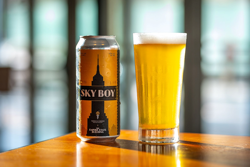 EMPIRE STATE BUILDING’S STATE GRILL TEAMS UP WITH TORCH & CROWN BREWING COMPANY TO LAUNCH COLLABORATION PILSNER: SKY BOY