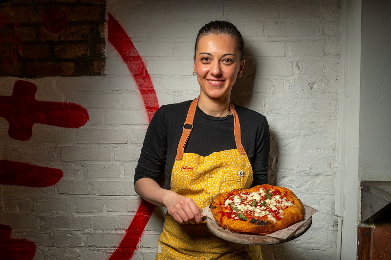 PIZZAIOLA GIORGIA CAPORUSCIO NAMED PIZZA MAKER OF THE YEAR BY 50 TOP PIZZA