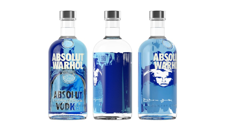 ABSOLUT® LAUNCHES LIMITED-EDITION ANDY WARHOL BOTTLE CELEBRATING REDISCOVERED BLUE PAINTING