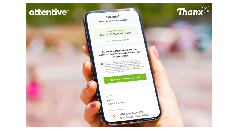 THANX PARTNERS WITH ATTENTIVE TO TRANSFORM RESTAURANT CUSTOMER ENGAGEMENT