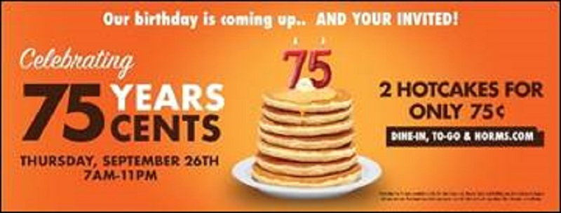 NORMS Celebrates 75th Anniversary with Nostalgic Menu + $0.75 Hotcakes for Hotcake Day 🥞