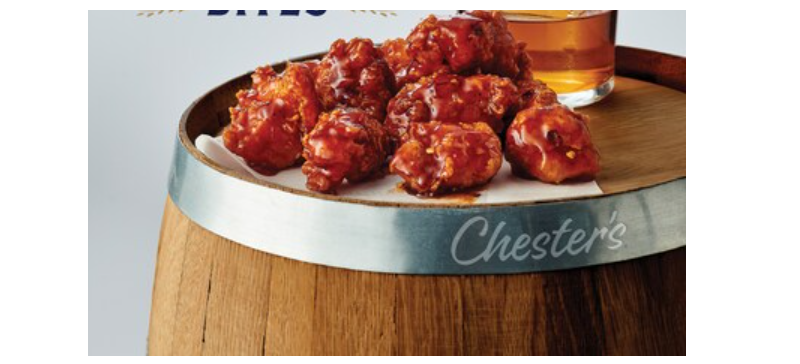 Chester's Chicken Launches Kentucky Bourbon Bites Nationwide for Limited Time