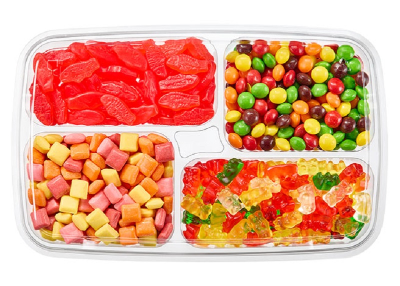 The Perfect Balance: Introduc ing a Streamlined Four – Compartment Platter by Inline Plastics