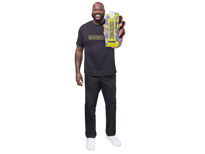 SHAQUILLE O’NEAL INVESTS IN BEATBOX BEVERAGES, PARTNERS FOR EXCLUSIVE FLAVOR