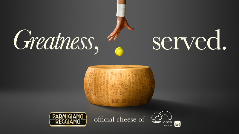 PARMIGIANO REGGIANO ANNOUNCES  DEBUT PARTNERSHIP WITH THE MIAMI OPEN