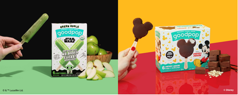 GoodPop Collaborates with Disney and Lucasfilm to release two new pops