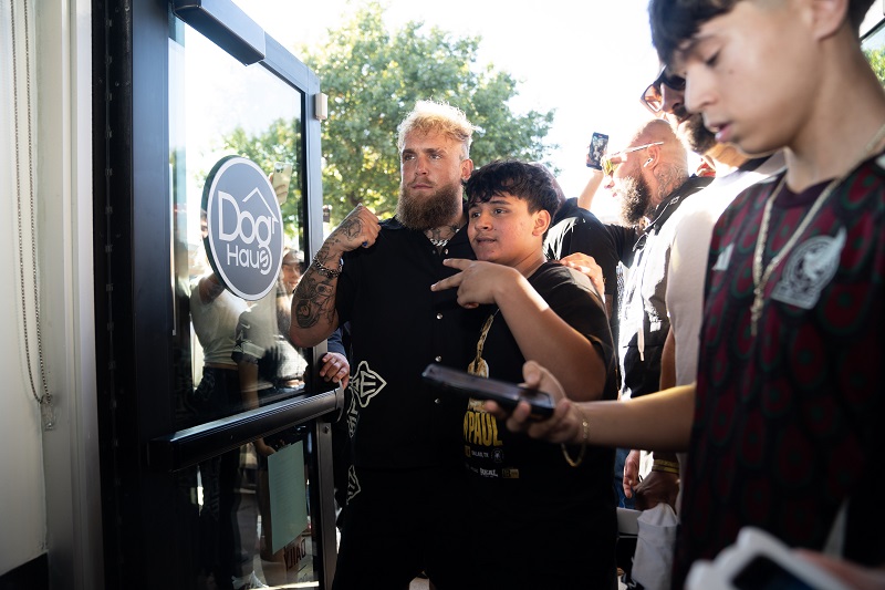 Jake Paul and His Team Get Ready to Rumble with Dog Haus Expansion