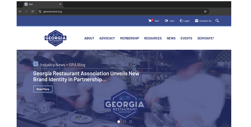 GEORGIA RESTAURANT ASSOCIATION UNVEILS NEW BRAND IDENTITY IN PARTNERSHIP WITH STREET STUDIO CREATIVE