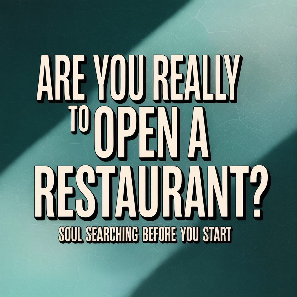 Are You Really Ready to Open a Restaurant? Soul Searching Before You Start
