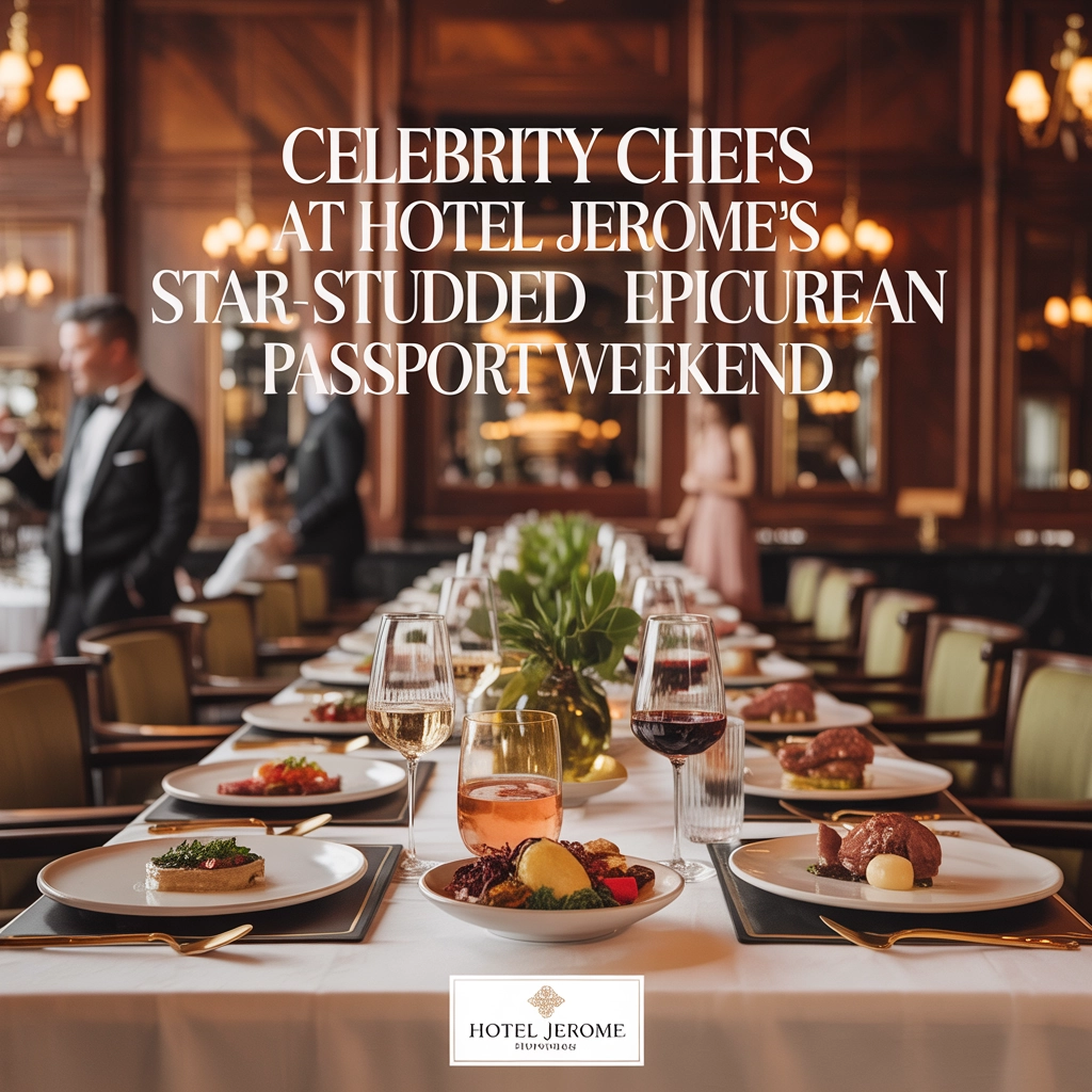 Celebrity Chefs at Hotel Jerome's Star-Studded Epicurean Passport Weekend