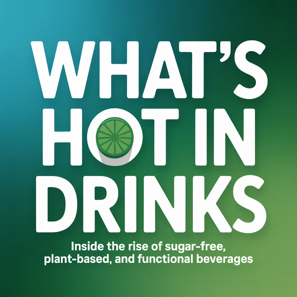 What's Hot in Drinks: Inside the Rise of Sugar-Free, Plant-Based, and Functional Beverages
