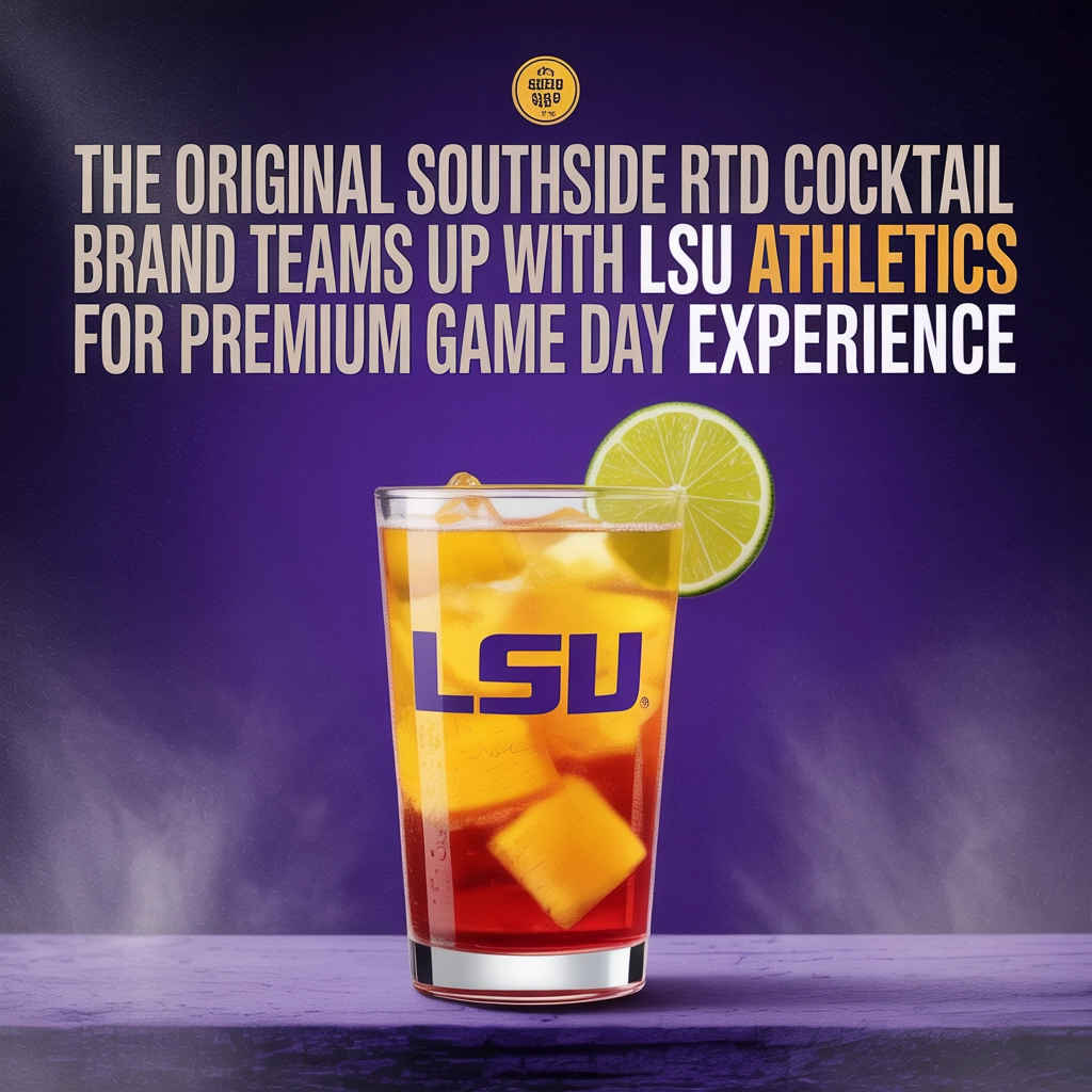The Original Southside RTD Cocktail Brand Teams Up with LSU Athletics for Premium Game Day Experience