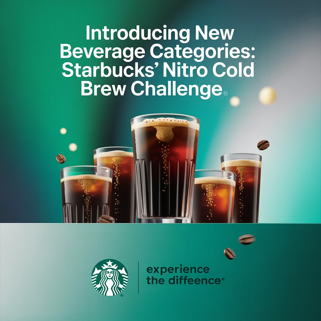 Introducing New Beverage Categories: Starbucks’ Nitro Cold Brew Challenge
