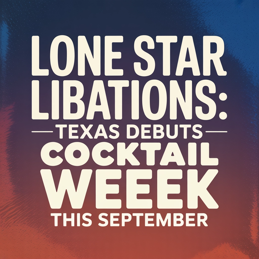 LONE STAR LIBATIONS: Texas Debuts Cocktail Week This September