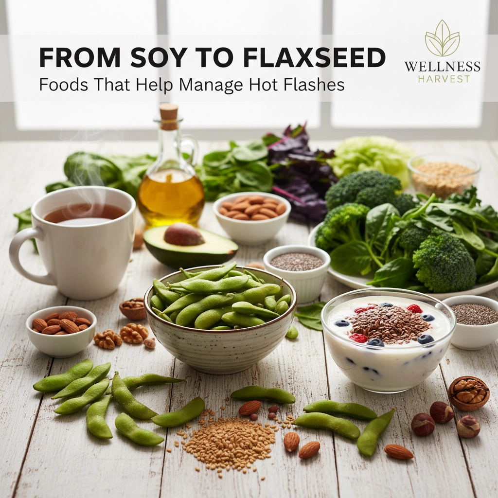 From Soy to Flaxseed: Foods That Help Manage Hot Flashes