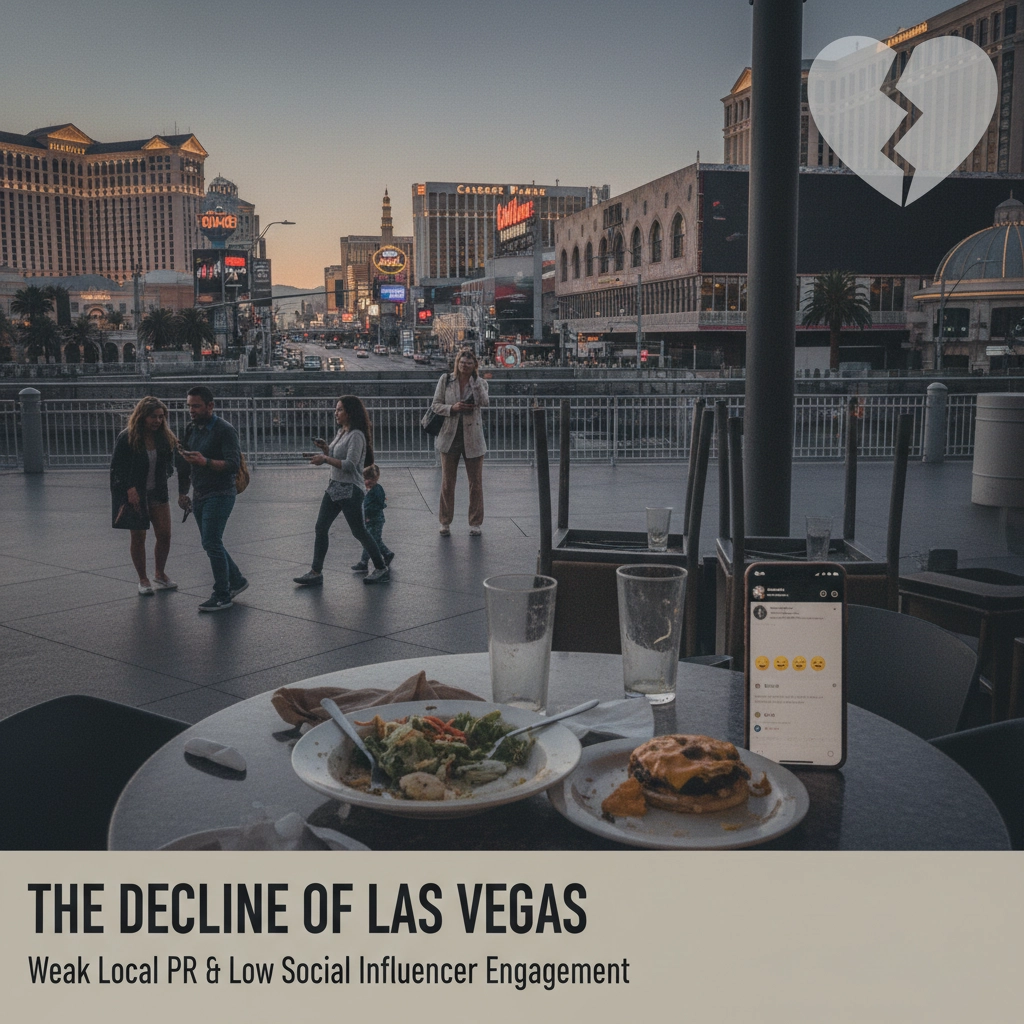 The Decline of Las Vegas: How Weak Local PR and Low Social Influencer Engagement Are Hurting the City