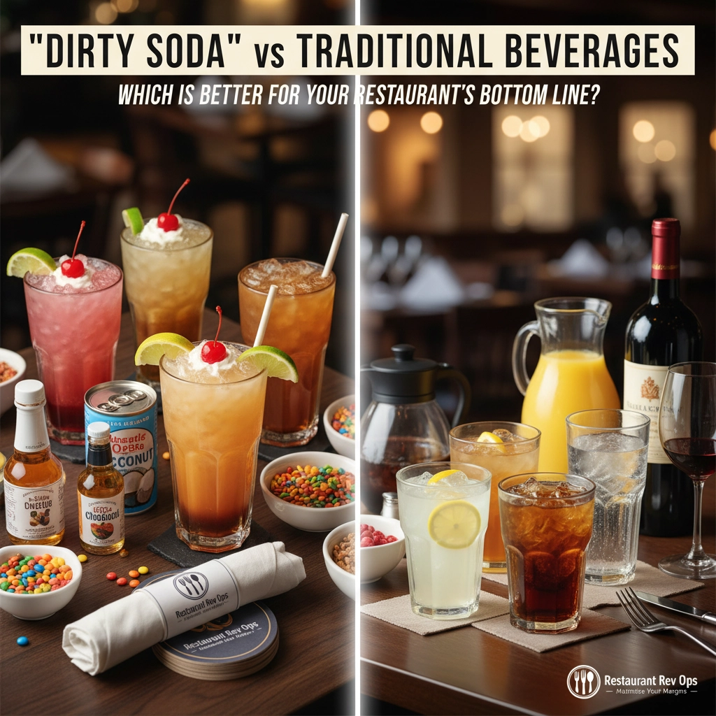 "Dirty Soda" vs Traditional Beverages: Which Is Better for Your Restaurant's Bottom Line?