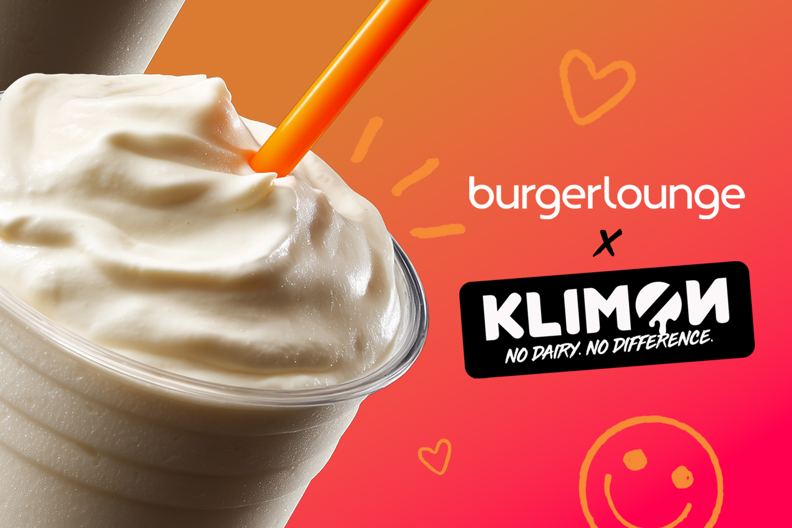 SHAKE IT UP: BURGER LOUNGE PARTNERS WITH KLIMON FOR DAIRY-FREE INDULGENCE