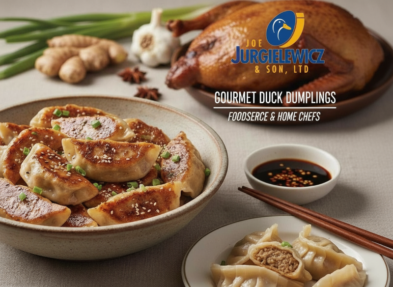 Joe Jurgielewicz & Son, Ltd. Launches Gourmet Duck Dumplings for Foodservice and Home Chefs
