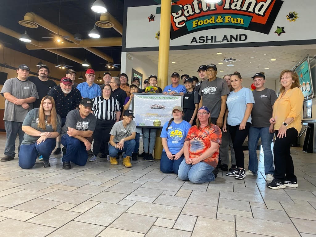 Ashland GattiTown Named 2024 'Hunger Hero' Thanks to Teen Employee's Generosity