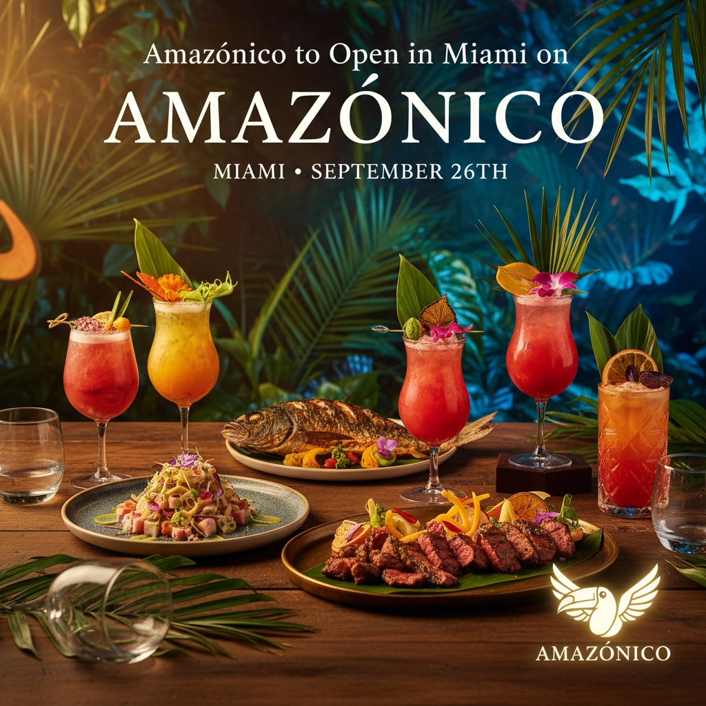 Amazónico to Open in Miami on September 26th