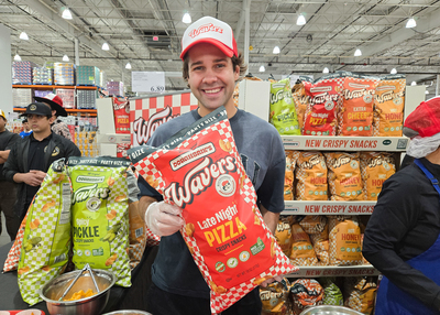 David Dobrik’s Snack Brand WAVERS Featured at Costco Warehouse Roadshow for Labor Day Weekend Launch