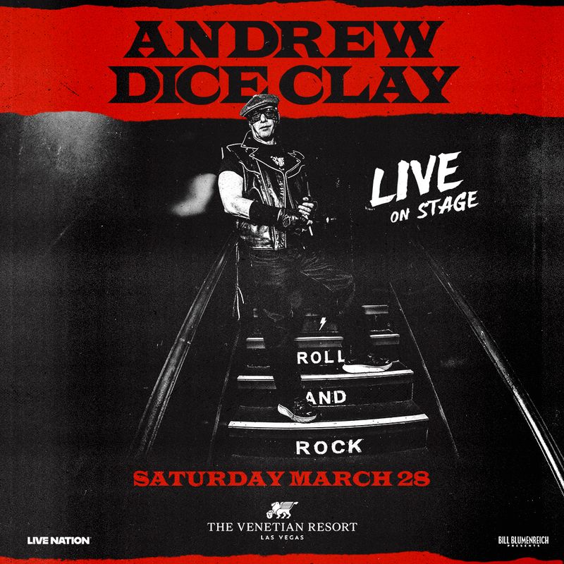 Andrew Dice Clay: Live in Concert Heading to The Venetian Resort Las Vegas in March 2026