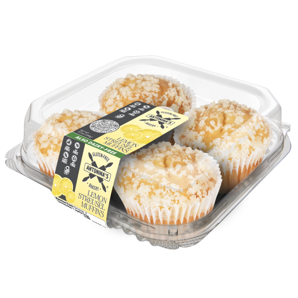 Lemon Streusel Muffins ~ A NEW Bright, Sweet Treat from Antonina’s Gluten-Free Bakery ~
