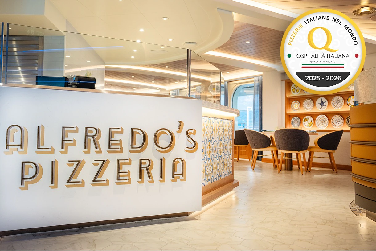 Princess Cruises Receives Prestigious Ospitalità Italiana Certification for Pizza Served at Sea