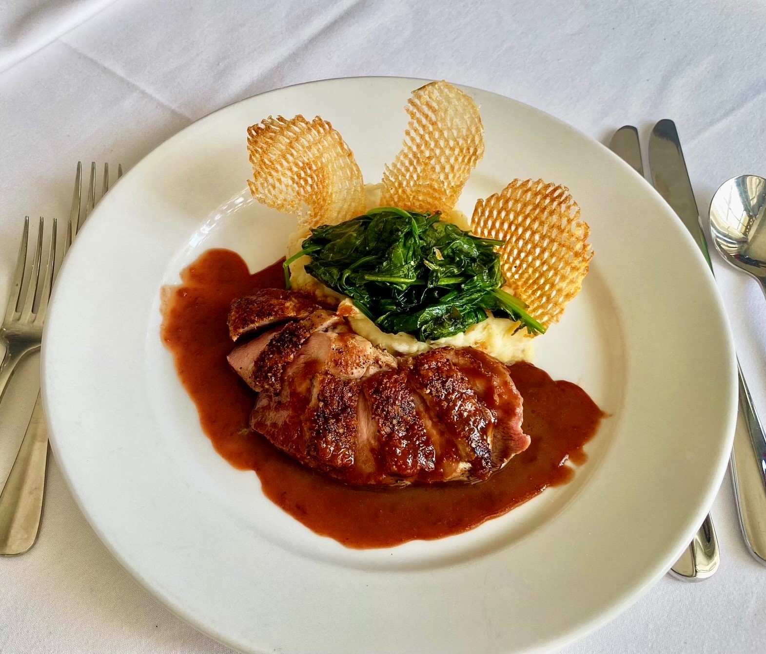 Pan Roasted Maple Leaf Duck Breast