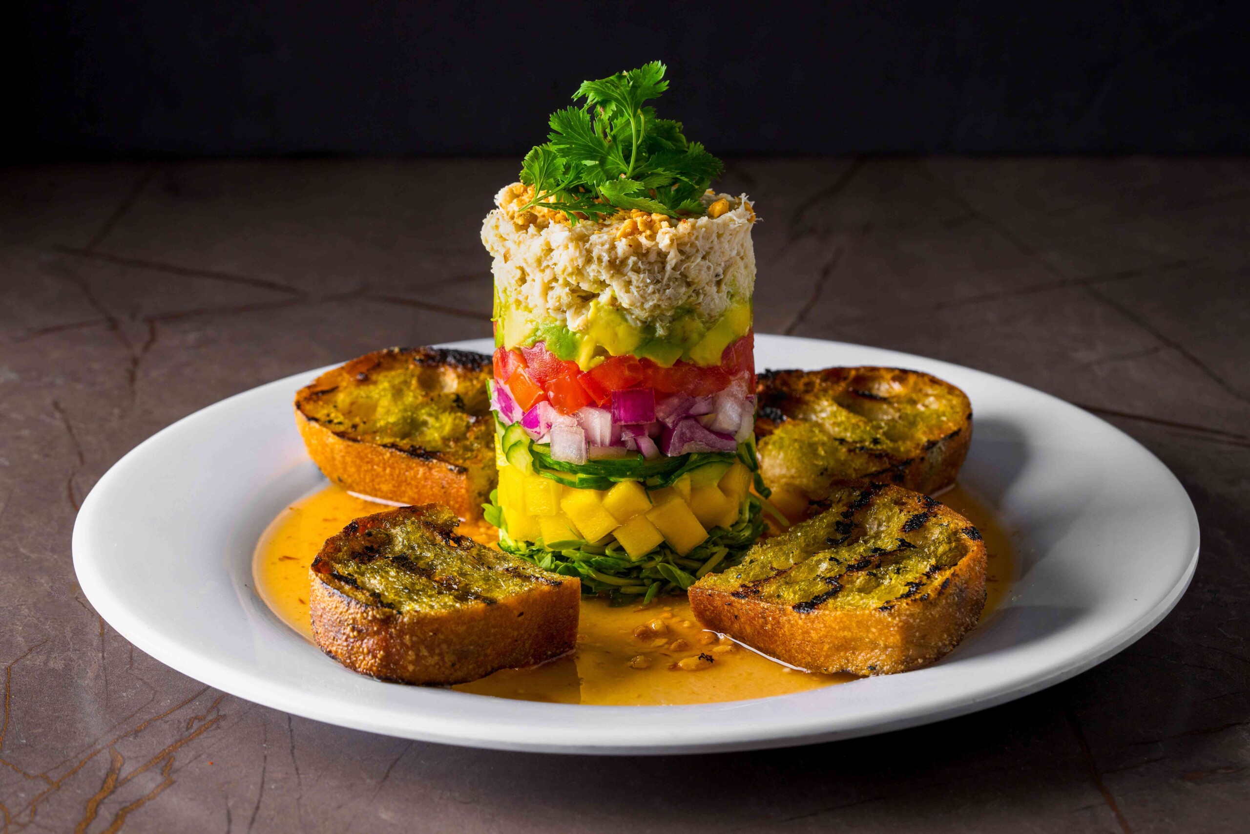 Roppongi Restaurant & Lounge_Polynesian Crab Stack_Credit James Tran