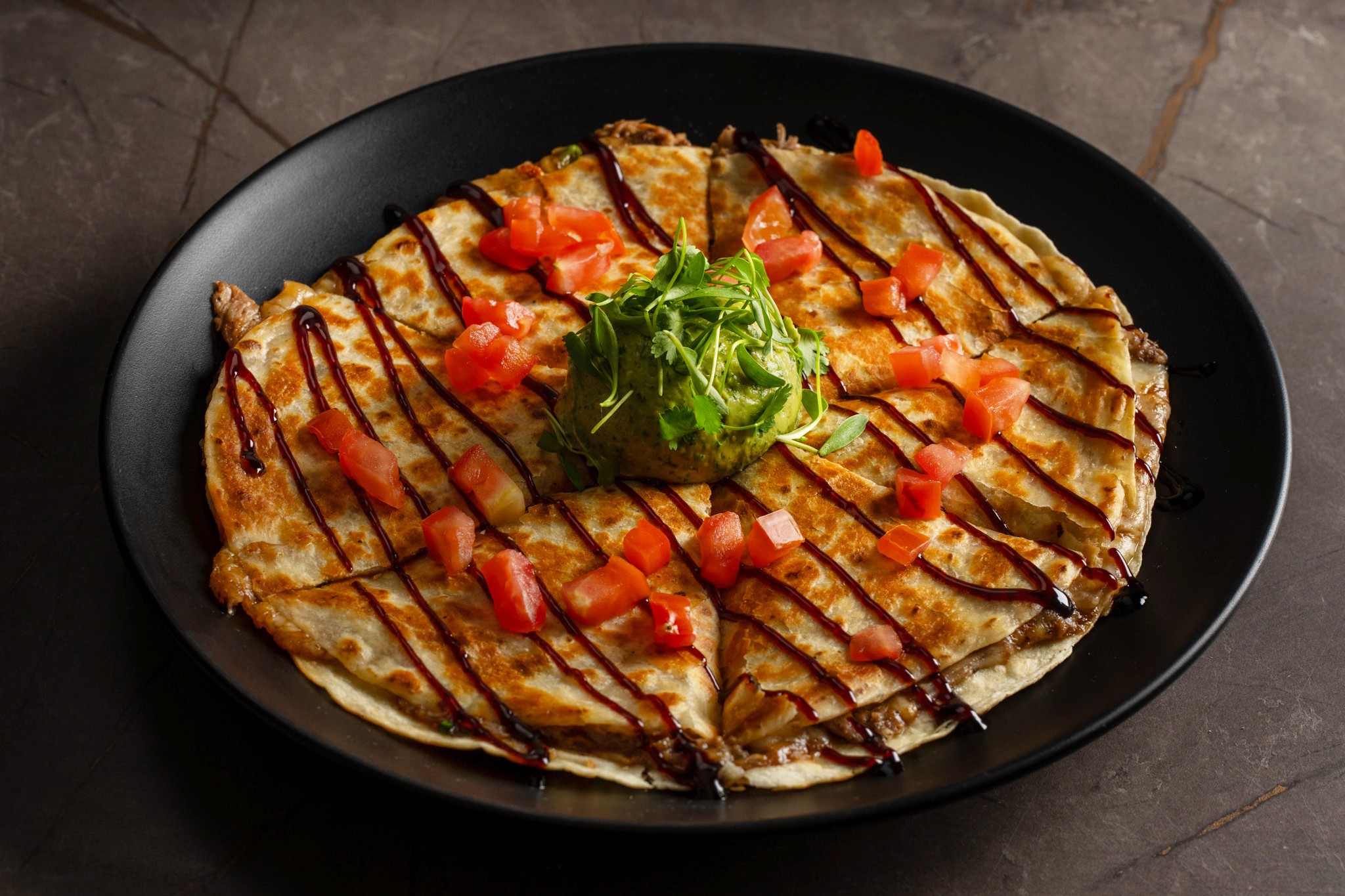 Roppongi Restaurant & Lounge_Mongolian Duck Quesadilla_Credit James Tran
