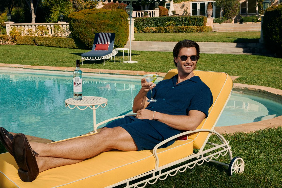 Patrick Schwarzenegger on his _Day Off_ with the Ketel One Vodka Dirty Martini
