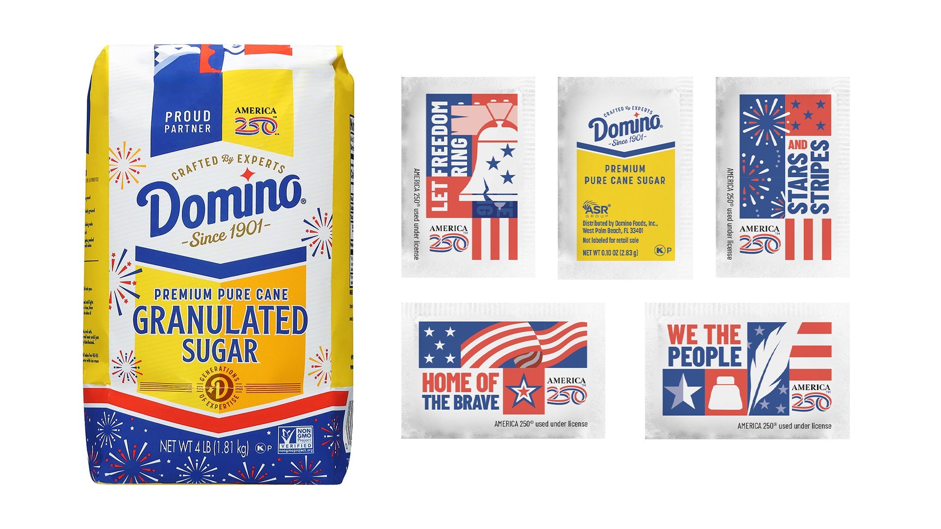 Domino® and C&H® Sugar Celebrate America's 250th Anniversary with Limited-Edition Packaging