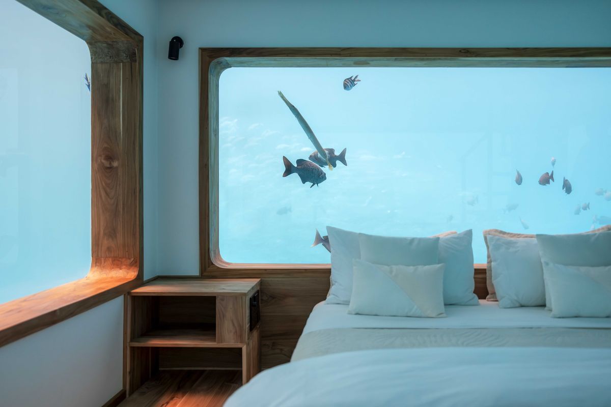 Experience Ocean Hospitality: The Manta Resort's New Underwater Room