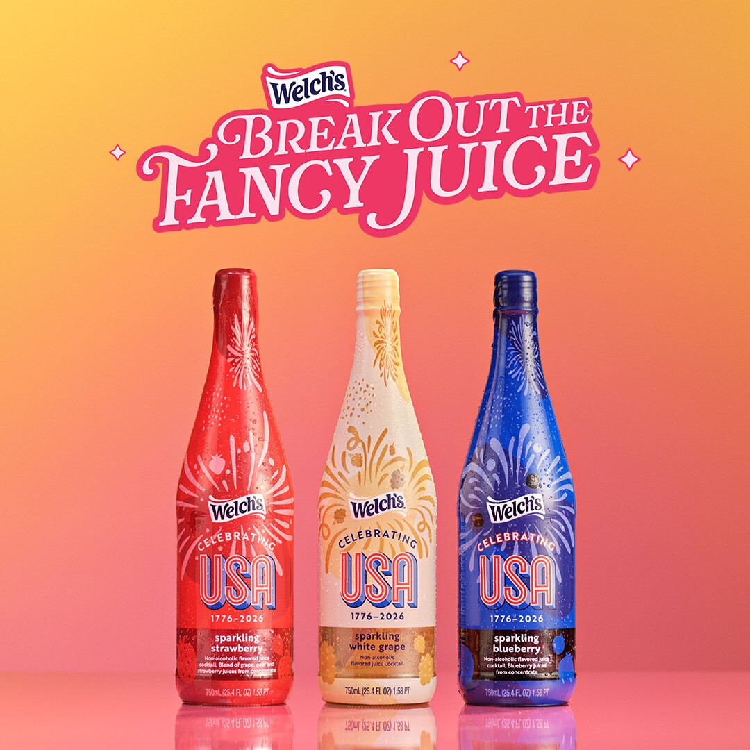 Welch's Launches Limited-Edition Sparkling Blueberry for Summer 2026