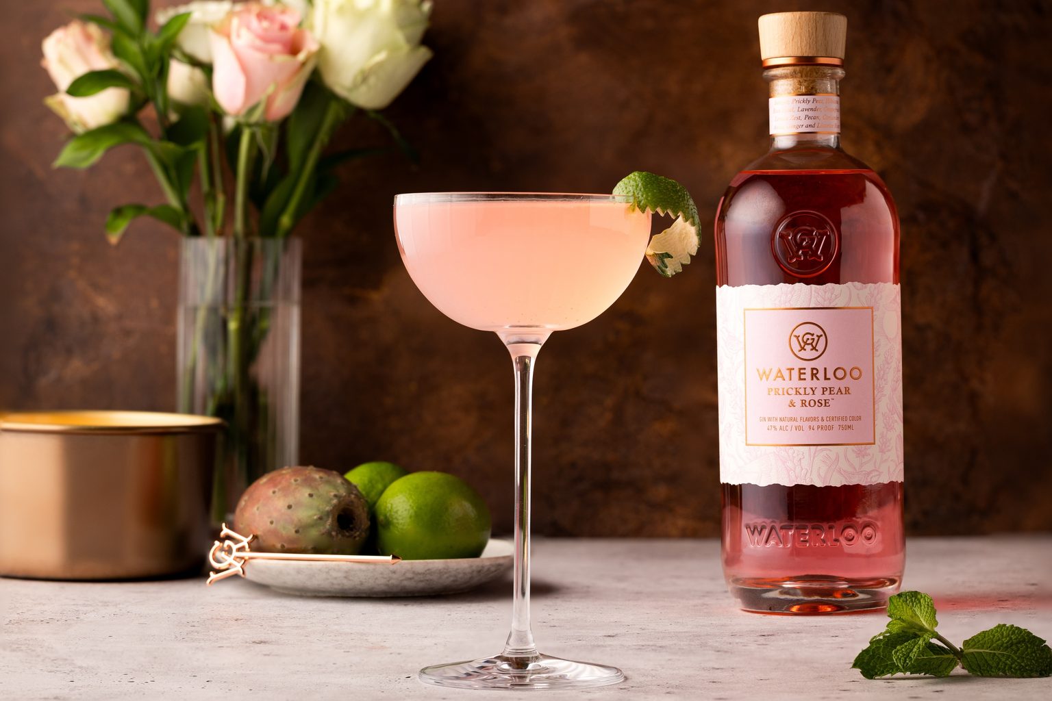 Waterloo Gin Releases Prickly Pear & Rose Gin, a New Texas-Born Pink Expression