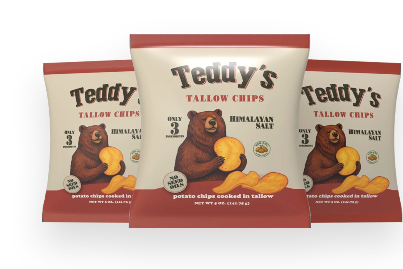 Teddy's Tallow Chips Redefines Clean-Label Snacking With Beef Tallow and Allergen-Free Recipes
