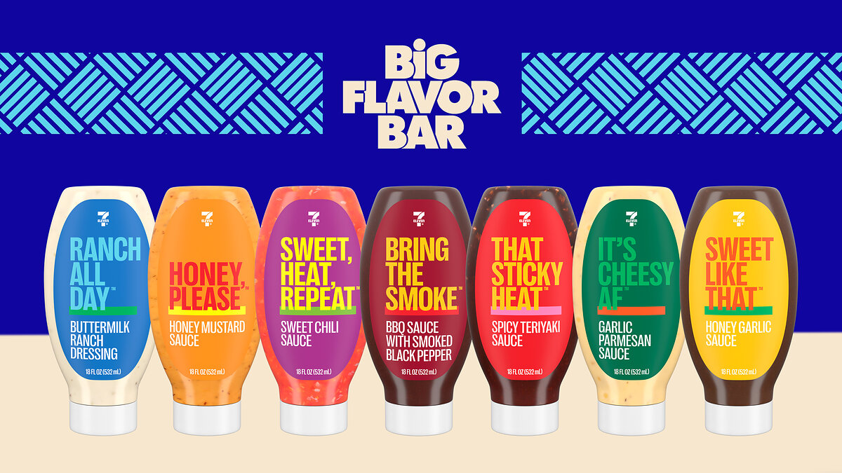 7-Eleven BiG Flavor Bar: Sauce Station & $3 Combo — Food & Beverage Magazine
