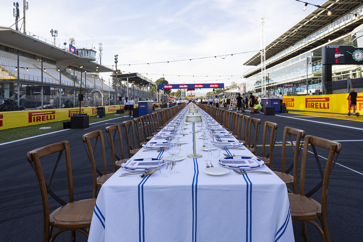 Barilla La Tavolata Feeds F1 Paddock at Monza — Food & Beverage Magazine