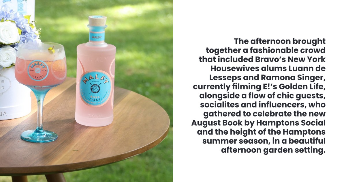 Malfy Gin Toasts the Hamptons Summer Season With Signature Italian Spritz